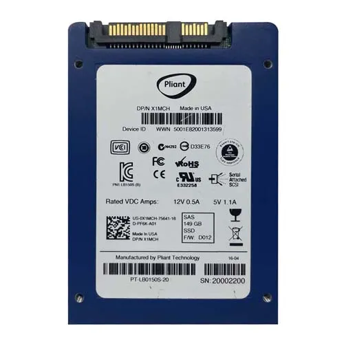Dell X1MCH | 149GB Single-Level Cell SAS 3Gb/s Hot-Pluggable 2.5-Inch Solid State Drive for PowerEdge Servers Refurbished - Dell refurbished available on Gotodirect