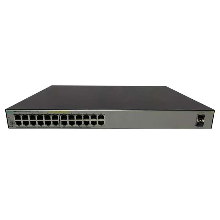 HP JL385-61001 | OfficeConnect 1920S Series 1920S-24G-2SFP-PPoE+ (370W) 24 x 10/100/1000Base-T RJ-45 PoE+ and 2 x SFP (mini-GBIC) Ports Layer 3 Managed Gigabit Ethernet Network Switch Refurbished - Hewlett-Packard (ou HP en abrégé) refurbished available on Gotodirect
