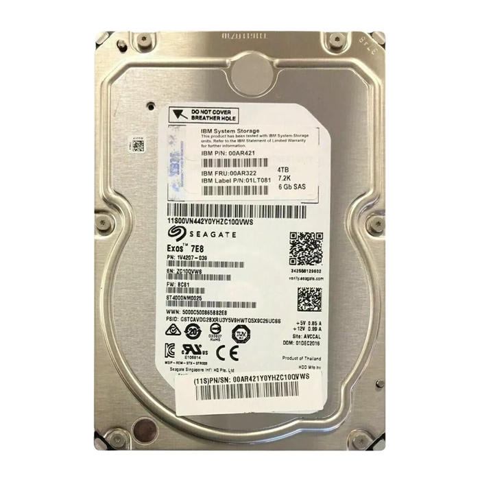 IBM 00AR322 | 4TB 7200RPM SAS 6Gb/s 128MB Cache 3.5-Inch Nearline Hard Drive for Storwize V7000 Gen2 Refurbished -  refurbished available on Gotodirect