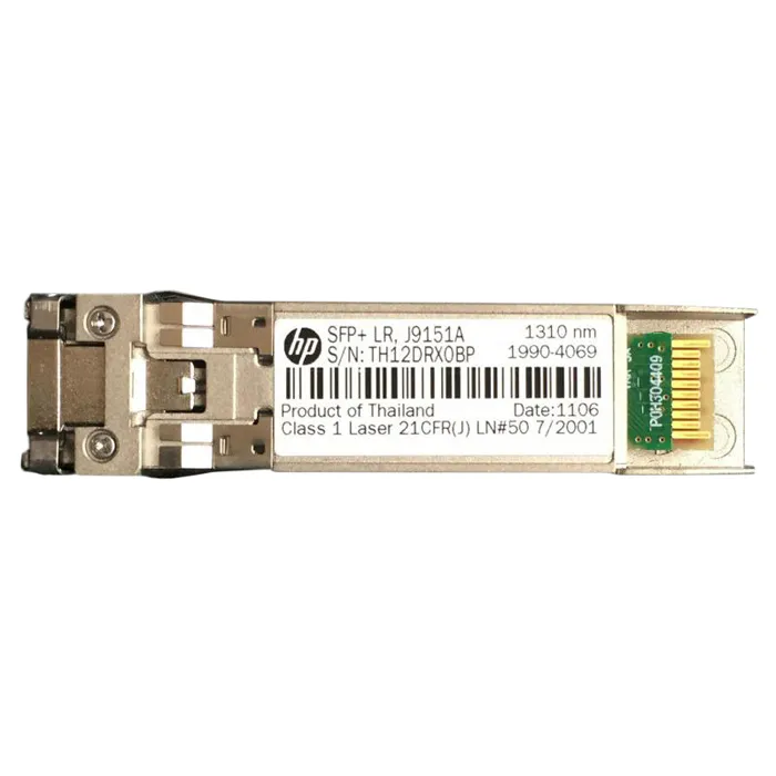 HP J9151-61201 | 10Gb/s 10GBase-LR Single-Mode Fibre 1310nm 10km Duplex LC Connector SFP+ Transceiver Module for Aruba / ProCurve Series Refurbished - Hewlett-Packard (ou HP en abrégé) refurbished available on Gotodirect