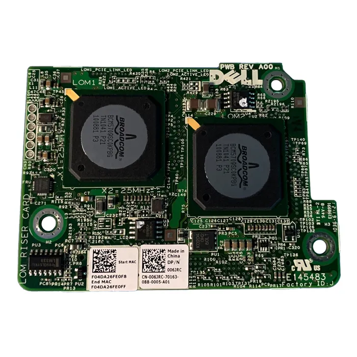 Dell 006JRC | 5709S Quad-Port GB Mezzanine Network Card for PowerEdge M710/M915 Refurbished - Dell refurbished available on Gotodirect