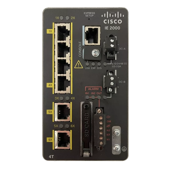 Cisco IE-2000-4T-L-RF | Industrial Ethernet IE 2000 6 x FE Ports 10/100Base-TX Layer 2 Managed Fast Ethernet Network Switch Refurbished - Cisco Systems Inc. refurbished available on Gotodirect