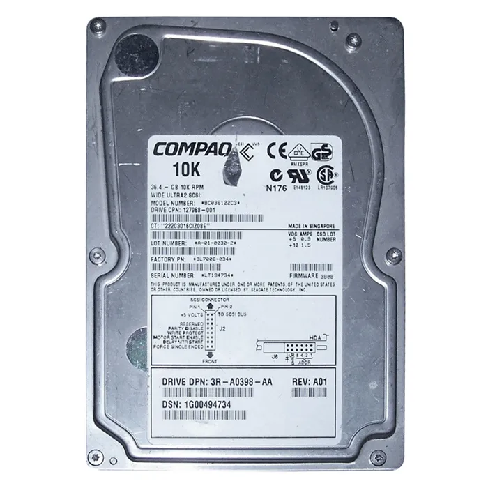 Seagate 9L7006-034 | 36GB 10000RPM Ultra2 Wide SCSI 3.5-Inch 1MB Cache Hard Drive Refurbished - Seagate refurbished available on Gotodirect