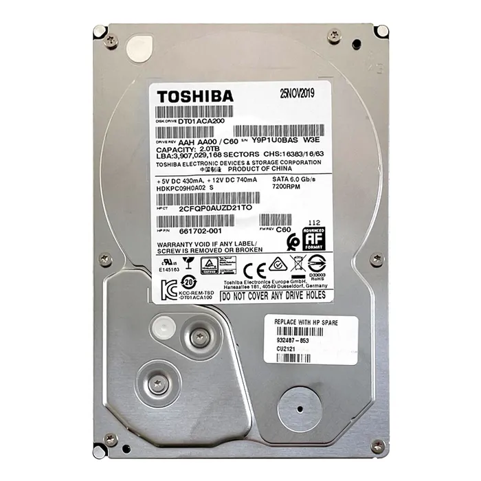 Toshiba DT01ACA200 | 2TB 7200RPM SATA 6Gb/s 64MB Cache 3.5-Inch Hard Drive Refurbished - Toshiba refurbished available on Gotodirect