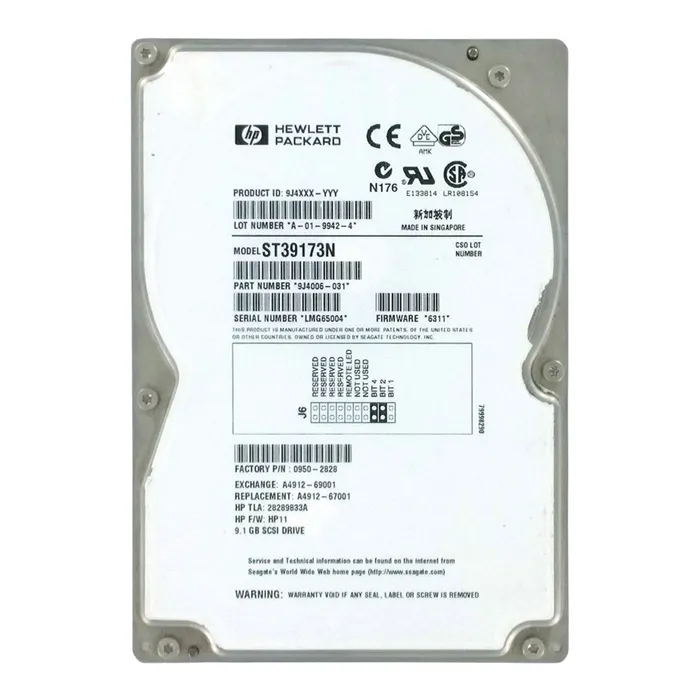 Buy HP A4912-69001 | 9.1GB 5400RPM Fast SCSI 50-Pin 5.25-Inch Hard Drive Refurbished - $524.71 HP A4912-69001 | 9.1GB 5400RPM Fast SCSI 50-Pin 5.25-Inch Hard Drive Refurbished - Hewlett-Packard (ou HP en abrégé) refurbished available on Gotodirect