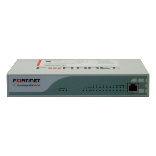 Fortinet FG-60D-POE-BDL-974-12 | FG 60D-POE 1000Base-T GbE 2 x RJ-45 (WAN) 1 x RJ-45 (DMZ) 5 x RJ-45 2 x RJ-45 8GB Storage Firewall Refurbished - Fortinet refurbished available on Gotodirect