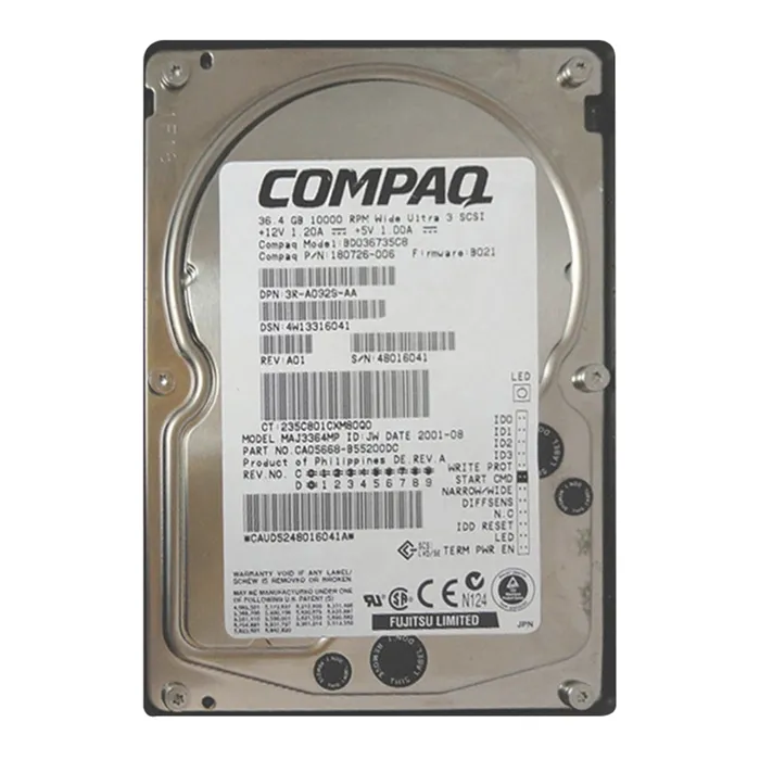 Fujitsu MAJ3364MP | 36.4GB 10000RPM Ultra160 SCSI 68-Pin 4MB Cache 3.5-Inch Hard Drive Refurbished - Fujitsu refurbished available on Gotodirect