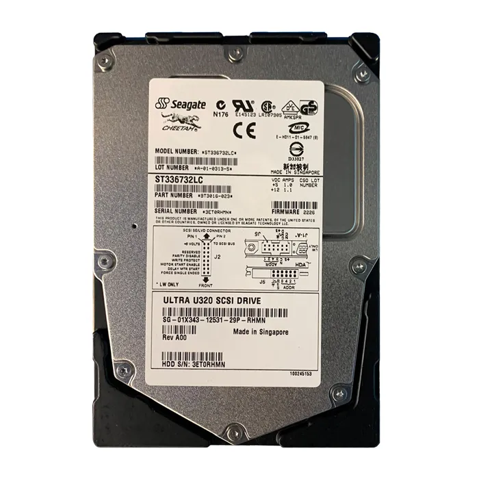 Seagate 9T3016-023 | Cheetah X15 Series 36.7GB 15000RPM Ultra320 SCSI 8MB Cache (CE) 80-Pin 3.5-Inch Hard Drive Refurbished - Seagate refurbished available on Gotodirect