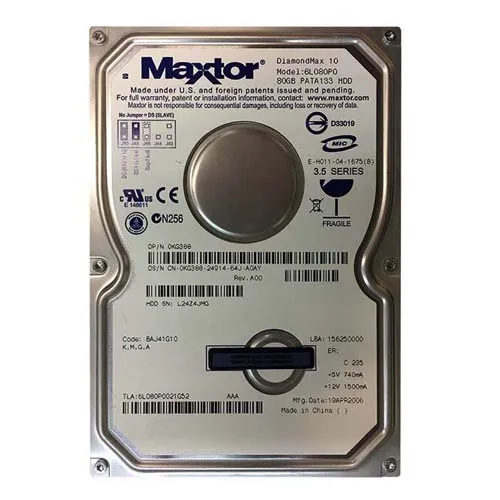 Dell 0KG388 | 80GB 7200RPM ATA-100 8MB Cache 3.5-Inch Hard Drive Refurbished - Dell refurbished available on Gotodirect