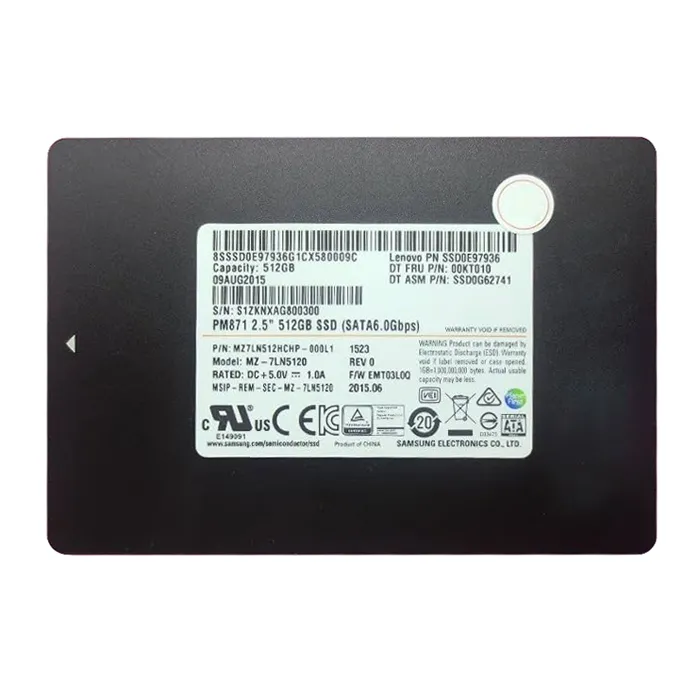 Lenovo 00KT010 | 512GB SATA 6Gb/s 2.5-Inch Solid State Drive Refurbished - Lenovo refurbished available on Gotodirect