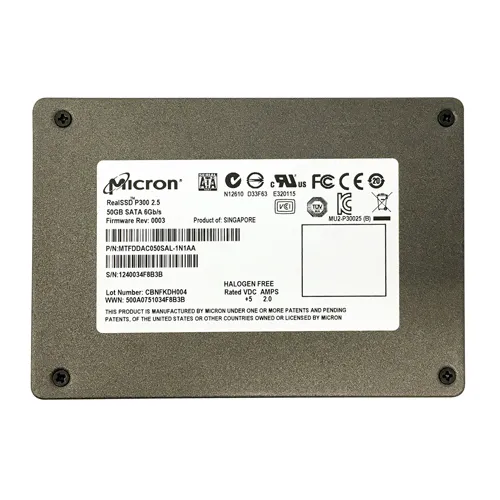 Micron MTFDDAC050SAL-1N1AA | RealSSD P300 50GB Single-Level Cell SATA 6Gb/s NAND Flash 2.5-Inch Solid State Drive Refurbished -  refurbished available on Gotodirect
