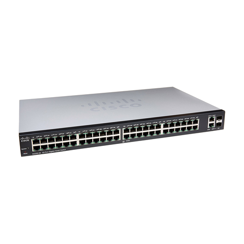 Cisco SLM2048T-NA-RF | 200 SG200-50P 48 x Ports 10/100/1000Base-T + 2 x Ports Combo SFP (mini-GIBIC) Layer 2 Managed 1U Rack-Mountable Gigabit Ethernet Smart Network Switch Refurbished - Cisco Systems Inc. refurbished available on Gotodirect