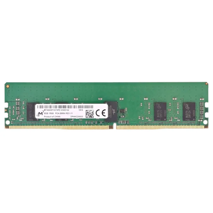 Micron MTA9ASF1G72PZ-2G6D1 | 8GB DDR4-2666MHz PC4-21300 ECC Registered RDIMM CL19 1Rx8 1.2V 288-Pin Memory Module Refurbished -  refurbished available on Gotodirect