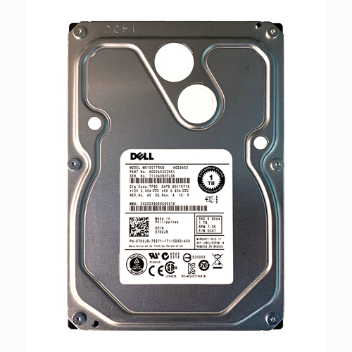 Dell 7KXJR | 1TB 7200RPM Nearline SAS 6Gb/s 3.5-Inch Hard Drive forPowerEdge / PowerVault Server Refurbished - Dell refurbished available on Gotodirect