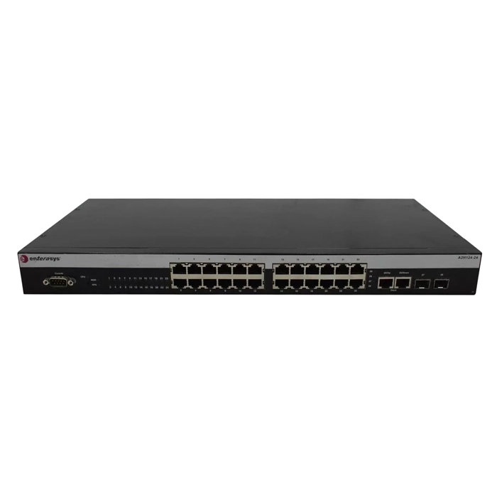 Enterasys A2H124-24 | SecureStack A2 24 x Ports 10/100Base-TX + 2 x Ports mini-GBIC Layer 2 Managed 1U Rack-Mountable Stackable Ethernet Switch Refurbished -  refurbished available on Gotodirect