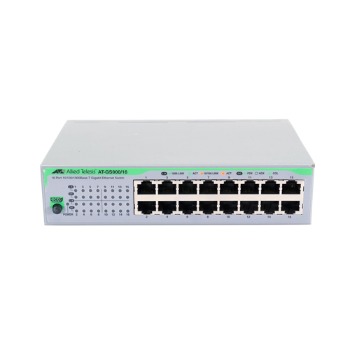 Allied Telesis AT-GS900/16-20 | GS900 Series 16 x Ports 1000Base-T Rack-mountable Layer 2 Unmanaged Gigabit Ethernet Network Switch Refurbished -  refurbished available on Gotodirect