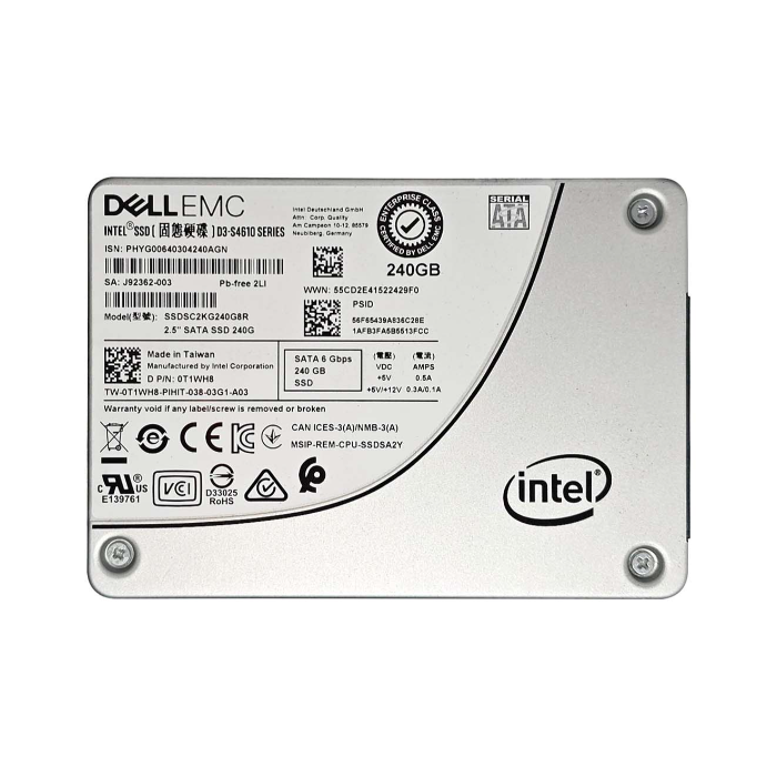 Dell T1WH8 | 240GB Triple-Level Cell SATA 6Gb/s 2.5-Inch Solid State Drive Refurbished - Dell refurbished available on Gotodirect