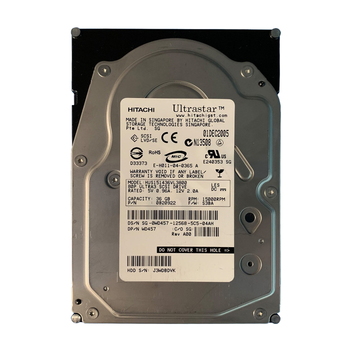 Buy Hitachi 0B20922 | Ultrastar 15K147 Series 36.7GB 15000RPM Ultra-320 SCSI 80-Pin 16MB Cache 3.5-inch Hard Drive Refurbished - $230.00 Hitachi 0B20922 | Ultrastar 15K147 Series 36.7GB 15000RPM Ultra-320 SCSI 80-Pin 16MB Cache 3.5-inch Hard Drive Refurbished - refurbished available on Gotodirect
