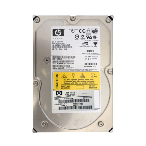HP AD048-64001 | 300GB 10000RPM Ultra320 SCSI Hot-Pluggable 80-Pin LVD 3.5-inch Hard Drive Refurbished - Hewlett-Packard (ou HP en abrégé) refurbished available on Gotodirect