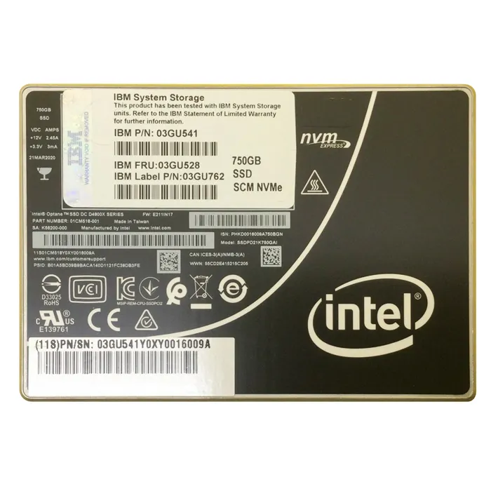 IBM 03GU541 | 750GB PCI Express NVMe 2.5-inch Solid State Drive Refurbished -  refurbished available on Gotodirect