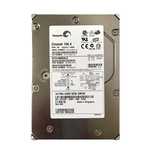 Dell 0Y4707 | 146GB 15000RPM Ultra320 SCSI Hot-Pluggable 8MB Cache 3.5-Inch Hard Drive for PowerEdge Server & PowerVault Storage Array Refurbished - Dell refurbished available on Gotodirect