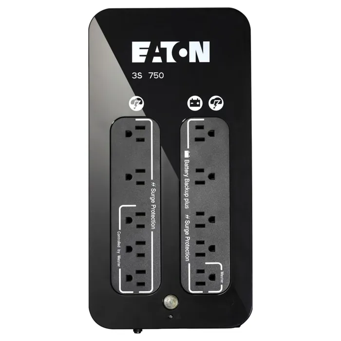 Eaton 3S750 | 450-Watts 110V 750VA Lead-Acid Desktop Mini Tower Standby UPS Refurbished - Eaton refurbished available on Gotodirect