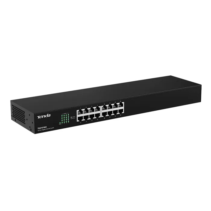 Tenda TEG1016G | 1000M 16-Port Gigabit Ethernet Switch Refurbished - Tenda refurbished available on Gotodirect
