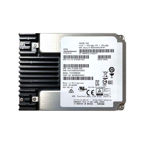 Buy HP 872389-001 | 960GB SAS 12Gb/s Read Intensive 2.5-inch Solid State Drive Refurbished - $583.53 HP 872389-001 | 960GB SAS 12Gb/s Read Intensive 2.5-inch Solid State Drive Refurbished - Hewlett-Packard (ou HP en abrégé) refurbished available on Gotodirect