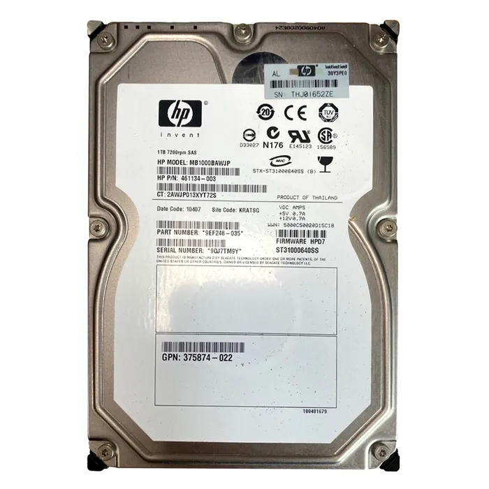 Seagate 9EF248-035 | BarraCuda ES.2 Series 1TB 7200RPM SAS 3Gb/s 16MB Cache (CE) 3.5-Inch Hard Drive Refurbished - Seagate refurbished available on Gotodirect