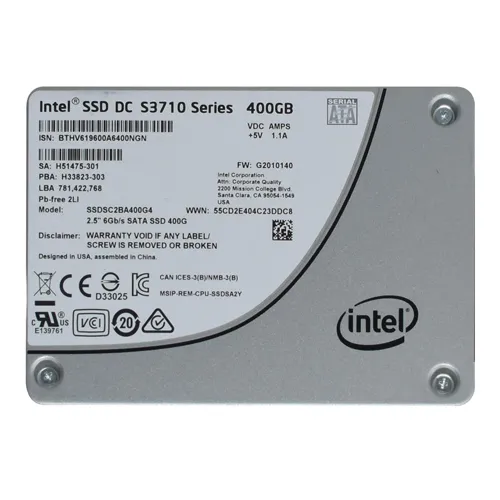 Buy Intel SSDSC2BA400G4-B | S3710 Series 400GB SATA 6Gb/s 2.5-Inch Solid State Drive Refurbished - $172.16 Intel SSDSC2BA400G4-B | S3710 Series 400GB SATA 6Gb/s 2.5-Inch Solid State Drive Refurbished - Intel refurbished available on Gotodirect