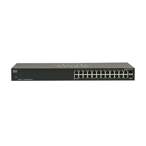 Cisco SR2024T-NA | 100 Series SG100-24 24 x Ports 10/100/1000Base-T + 2 x Combo SFP Ports Layer 2 Unmanaged 1U Rack-Mountable Gigabit Ethernet Network Switch Refurbished - Cisco Systems Inc. refurbished available on Gotodirect