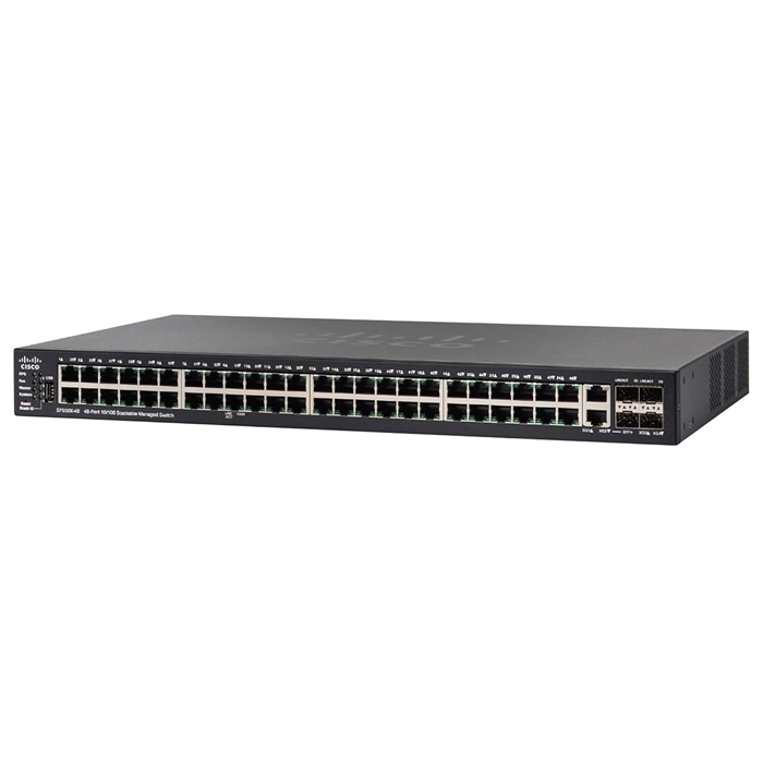 Cisco SF550X-48-K9 | Small Business 550X Series SF550X-48 24 x RJ-45 Ports 10/100Base-TX + 4 x SFP+ Ports Layer 3 Managed Rack-mountable Fast Ethernet Network Switch Refurbished - Cisco Systems Inc. refurbished available on Gotodirect
