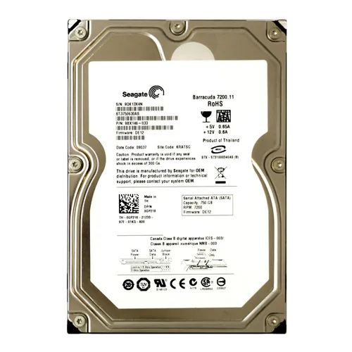 Dell 0GP218 | 750GB 7200RPM SATA 3Gb/s 16MB Cache 3.5-Inch Hard Drive Refurbished - Dell refurbished available on Gotodirect
