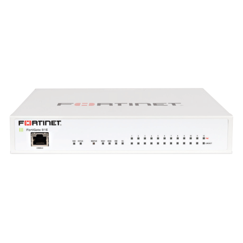 Fortinet FG-81E | 14 x Ports GE RJ-45 + 2x Shared Media Pairs (including 2 x Ports GE RJ-45 + 2 x Ports SFP) Gateway Router Refurbished - Fortinet refurbished available on Gotodirect
