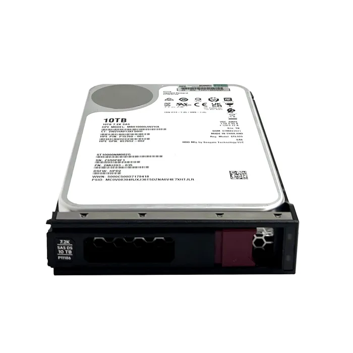 HP P11186-001 | 10TB 7200RPM SAS 12GB/s Hot-Pluggable 3.5-Inch LPc Hard Drive for ProLiant Gen10/Gen10+/Gen11 Servers Refurbished - Hewlett-Packard (ou HP en abrégé) refurbished available on Gotodirect