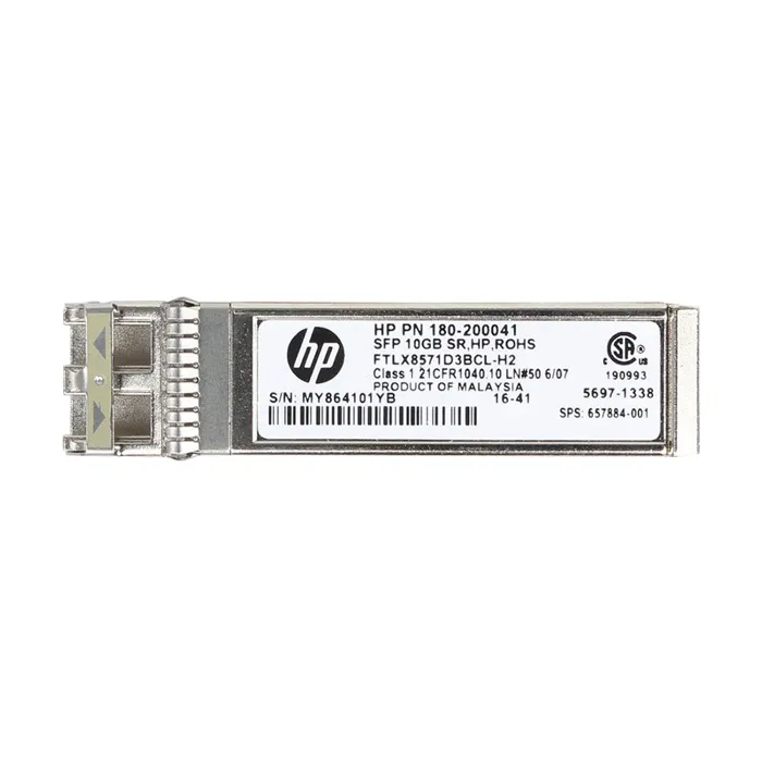 HP 5697-1338 | 10Gb/s 10GBase-SR Multi-Mode Fibre 850nm 500m SFP+ Transceiver Module for BladeSystem Refurbished - Hewlett-Packard (ou HP en abrégé) refurbished available on Gotodirect