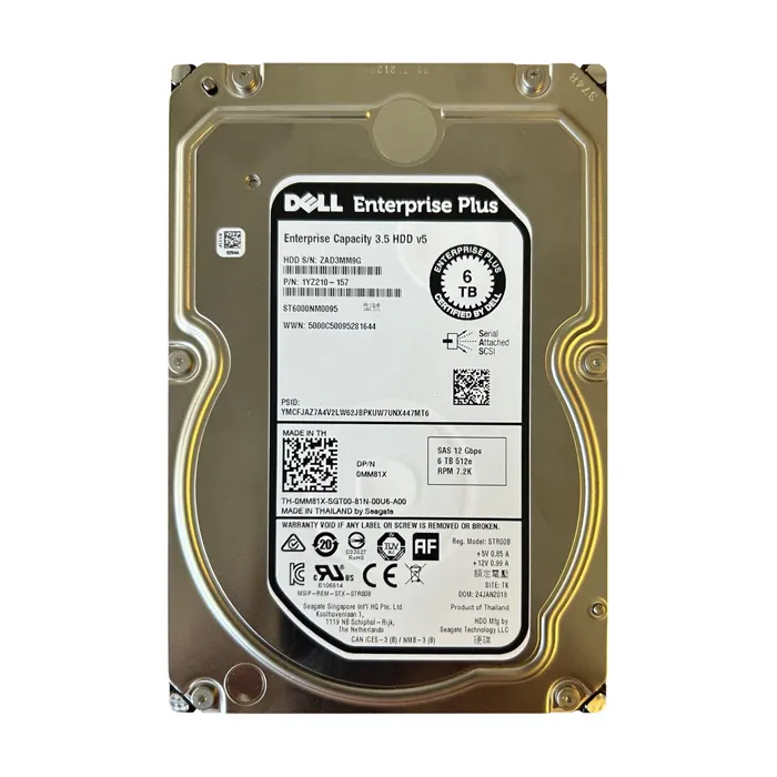 Seagate 1YZ210-157 | Exos 7E8 Series 6TB 7200RPM SAS 12Gb/s 256MB Cache (512e) 3.5-Inch Enterprise Hard Drive Refurbished - Seagate refurbished available on Gotodirect