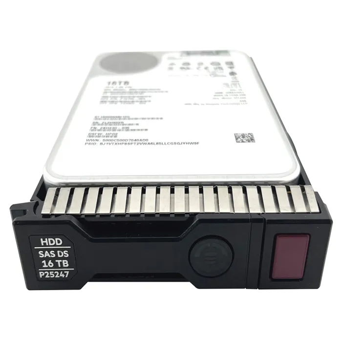 HP P25247-001 | 16TB 7200RPM SAS 12Gb/s Hot Swap (512e) 3.5-Inch Internal Hard Drive with Smart Carrier Refurbished - Hewlett-Packard (ou HP en abrégé) refurbished available on Gotodirect