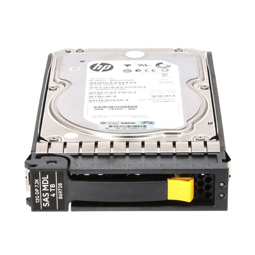 HP 869728-001 | 4TB 7200RPM SAS 12Gb/s 3.5-Inch Hard Drive Refurbished - Hewlett-Packard (ou HP en abrégé) refurbished available on Gotodirect