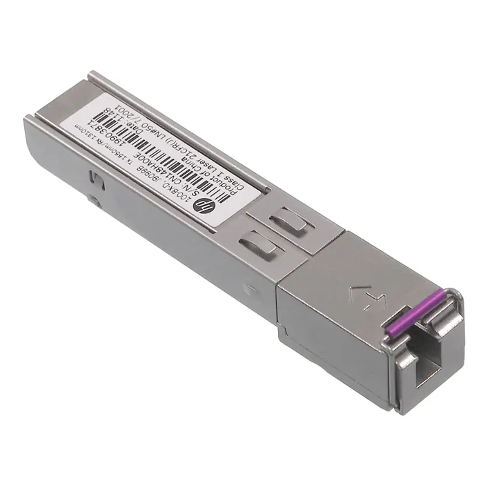 HP J9099B | ProCurve X112 100Mb/s 100Base-BX-D Single-Mode Fibre 1550nm-TX/1310nm-RX 10km LC Connector SFP(mini-GBIC) Transceiver Module Refurbished - Hewlett-Packard (ou HP en abrégé) refurbished available on Gotodirect