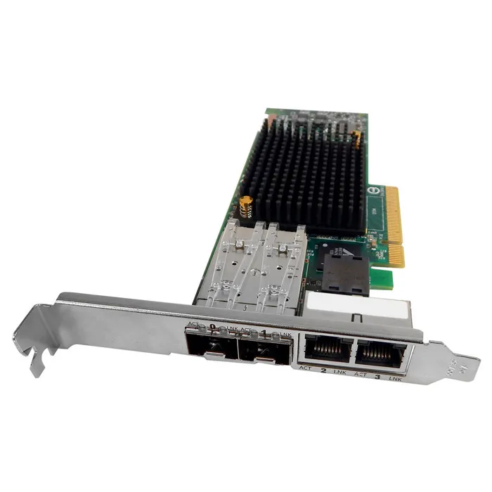 IBM 00E8140 | Quad-Ports (2x 10Gb/s FCoE SFP+ Copper and 2x 1Gb/s RJ-45) PCI Express 2.0 Low Profile Network Adapter Refurbished -  refurbished available on Gotodirect