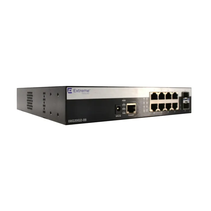 Extreme Networks 08G20G2-08 | 800 Series 8 x Ports 1000Base-T + 2 x Ports SFP Layer 2 Managed 1U Rack-Mountable Gigabit Ethernet Network Switch Refurbished -  refurbished available on Gotodirect