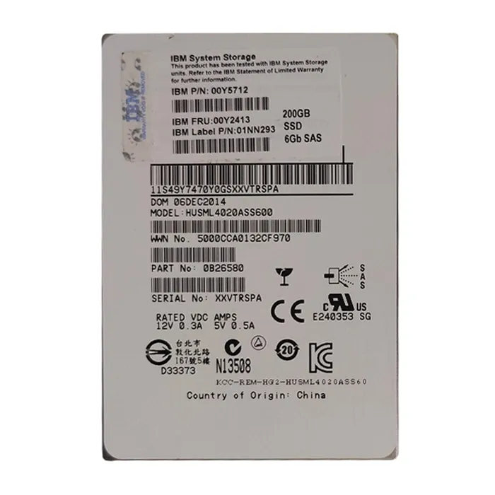 Buy IBM 00Y2413 | 200GB Multi-Level Cell SAS 6Gb/s 2.5-Inch Solid State Drive for Storwize V3700 Refurbished - $207.67 IBM 00Y2413 | 200GB Multi-Level Cell SAS 6Gb/s 2.5-Inch Solid State Drive for Storwize V3700 Refurbished - refurbished available on Gotodirect