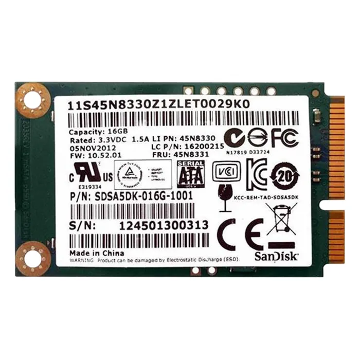 Buy IBM 45N8330 | 16GB Multi-Level Cell SATA 6Gb/s mSATA Solid State Drive Refurbished - $110.00 IBM 45N8330 | 16GB Multi-Level Cell SATA 6Gb/s mSATA Solid State Drive Refurbished - refurbished available on Gotodirect
