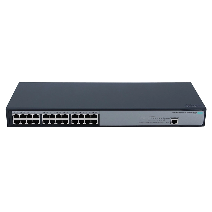 HP JG913A | OfficeConnect 1620 Series 1620-24G 24 x 10/100/1000Base-T RJ-45 Ports Layer 2 Managed Gigabit Ethernet Network Switch Refurbished - Hewlett-Packard (ou HP en abrégé) refurbished available on Gotodirect
