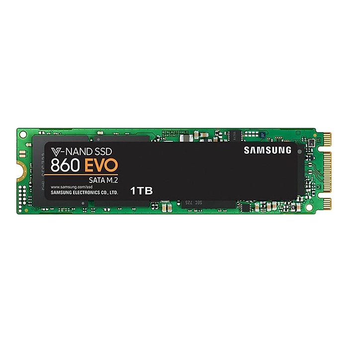 Samsung MZ-N6E1T0E | 860 EVO Series 1TB M.2 2280 6GB/s SATA 1GB Cache V-NAND 3bit MLC Solid State Drive Refurbished - Samsung refurbished available on Gotodirect