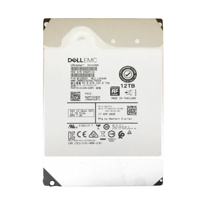 HGST HUH721212AL5205 | UltraStar He12 Series 12TB 7200RPM SAS 12Gb/s 256MB Cache 512e (TCG-FIPS Encryption) 3.5-inch Hard Drive Refurbished - HGST (a subsidiary of Western Digital) refurbished available on Gotodirect