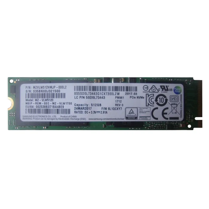 Lenovo 5SD0L73443 | 512GB PCI Express NVMe M.2 Internal Solid State Drive Refurbished - Lenovo refurbished available on Gotodirect