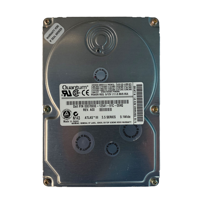 Dell 7893E | 9.1GB 7200RPM Wide Ultra2 SCSI Hot-Pluggable 1MB Cache 68-Pin 3.5-Inch Hard Drive for PowerEdge Servers Refurbished - Dell refurbished available on Gotodirect
