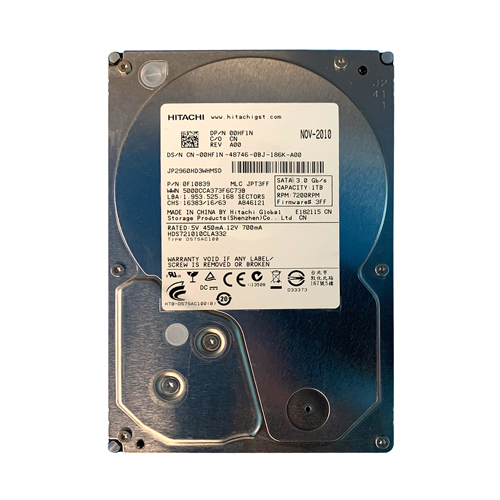 Dell 0HF1N | 1TB 7200RPM SATA 3Gb/s 32MB Cache 3.5-Inch Hard Drive Refurbished - Dell refurbished available on Gotodirect